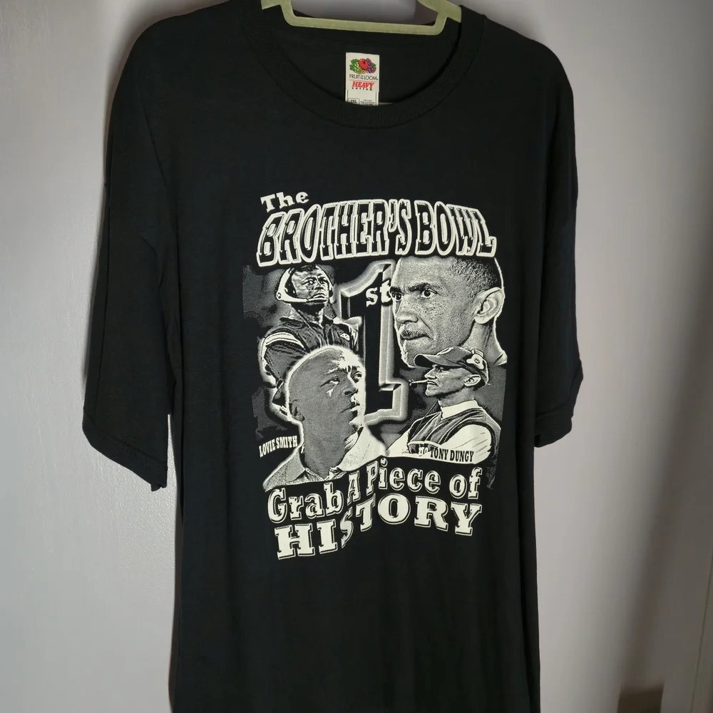 Vintage 2007 Brother’s Bowl Lovie Smith Tony Dungy Tee 2XL Super Bowl XLI